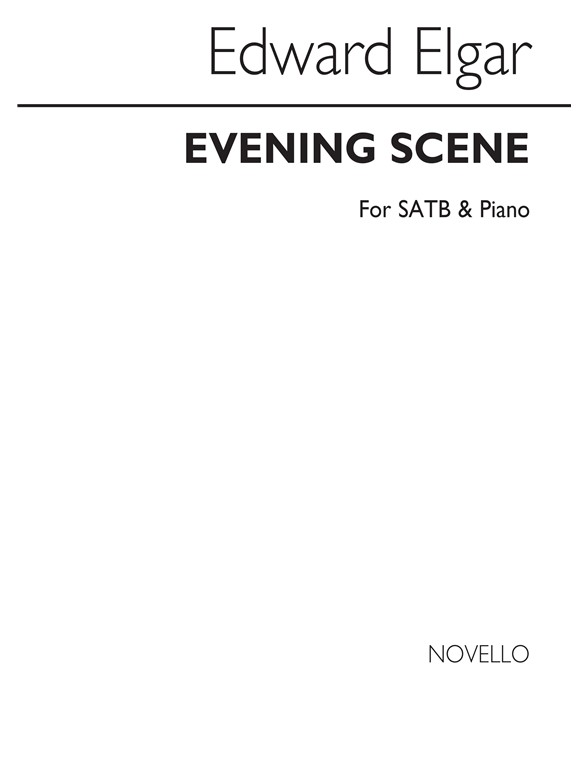 Elgar Evening Scene Satb