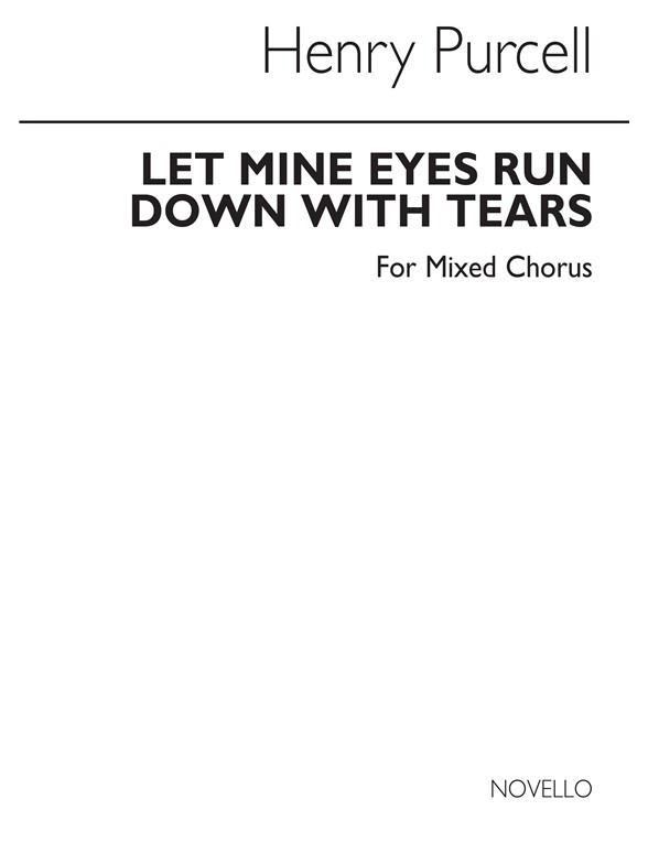 Purcell, H Let Mine Eyes Run Down With Tears Ssatb/Org