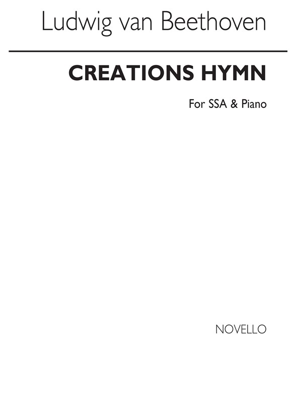 Beethoven Creations Hymn Ssa/Pf
