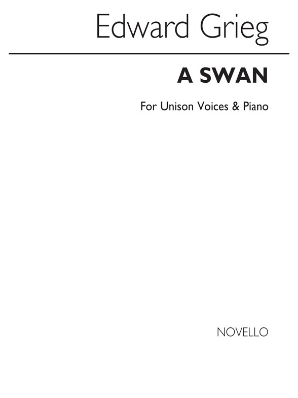 Grieg, E A Swan Unison/Piano
