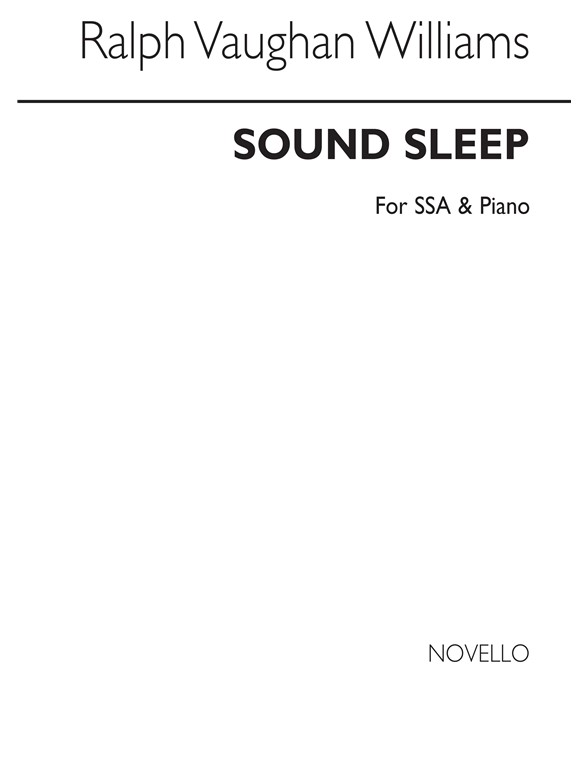 Vaughan Williams Sound Sleep Ssa