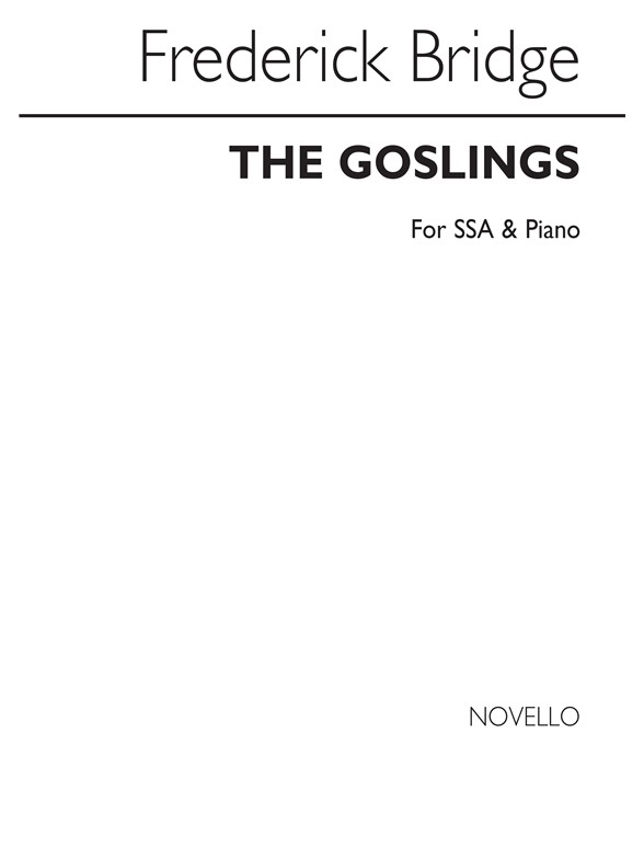 Bridge, F The Goslings Ssa And Piano