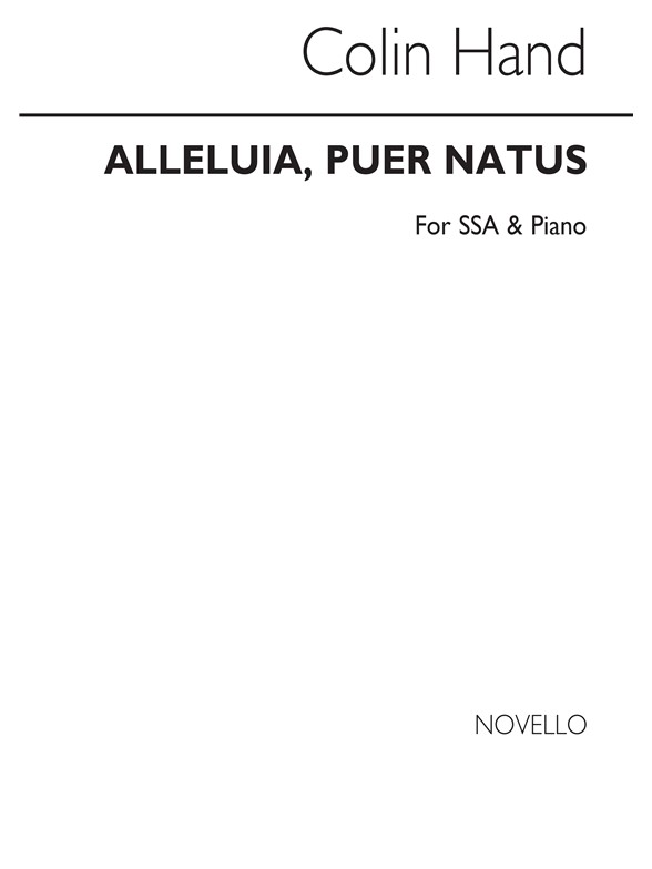 Hand, C Alleluia Puer Natus Ssa/Pf V/S