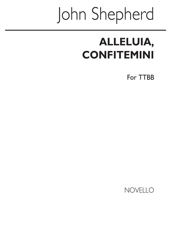 Shepherd Alleluia Confitemini TTBB