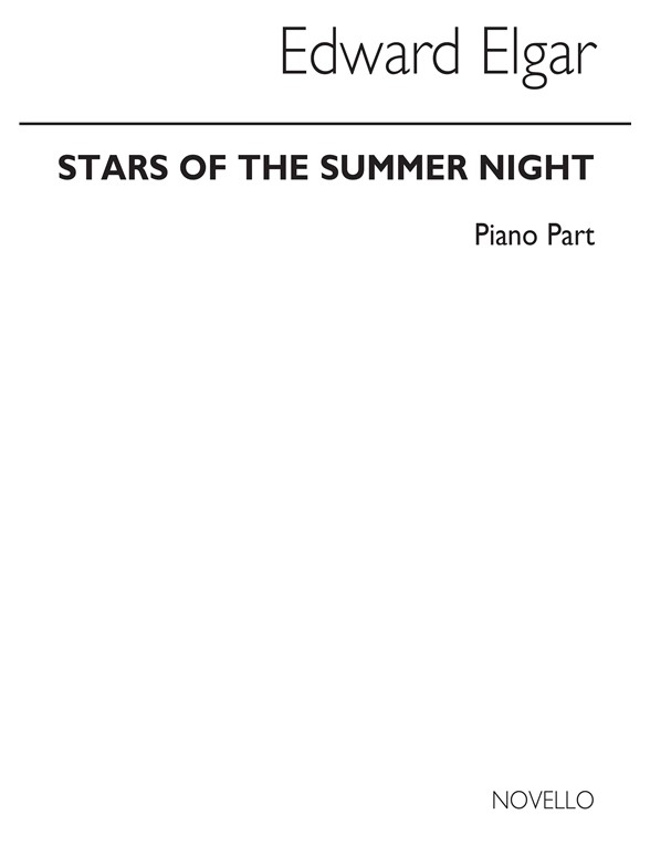 Elgar: Stars Of The Summer Night (Piano Part)