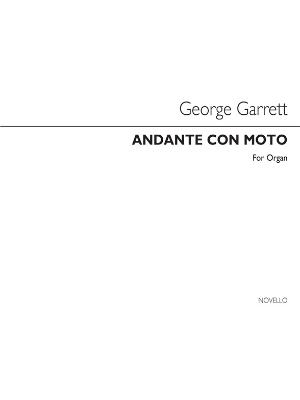 Garrett Andante Con Moto Organ