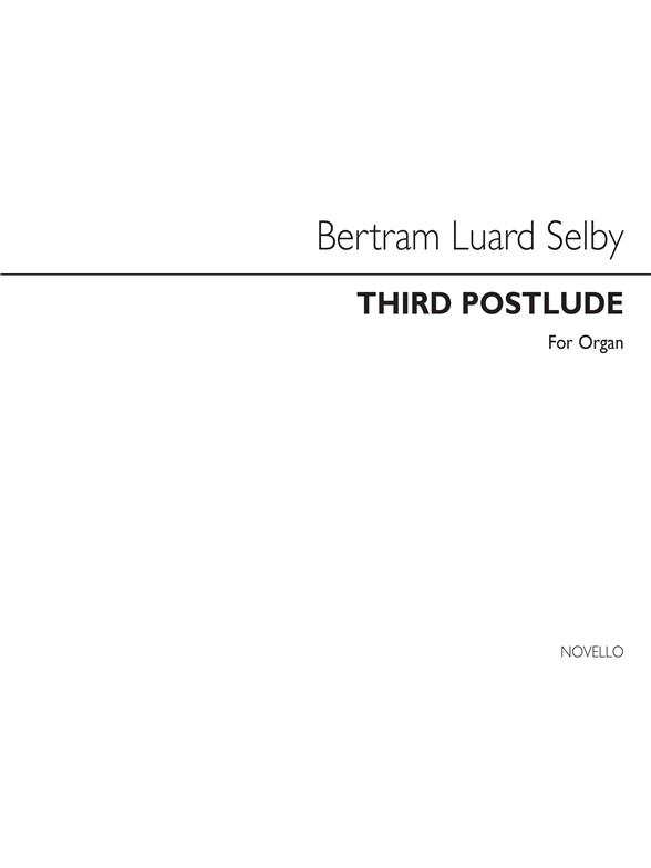 Selby Third Postlude Organ