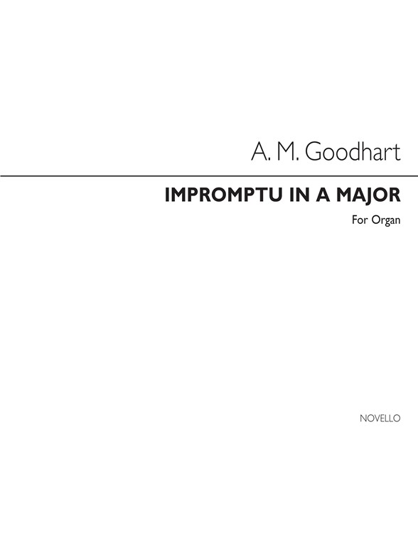 Arthur Murray Goodhart: Impromptu In A Organ