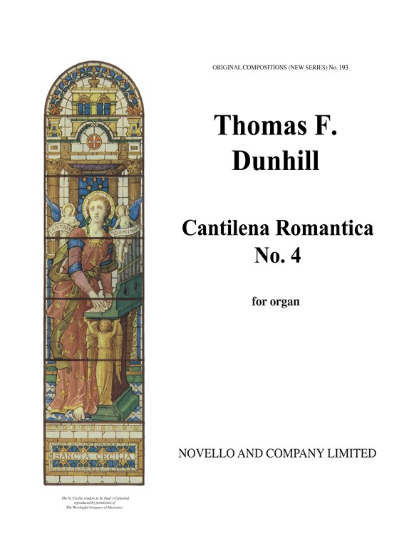 Thomas Dunhill: Cantilena Romantica Organ (No.4 From Four Original Pieces)