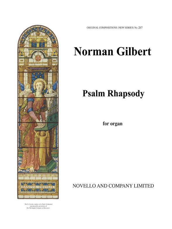 GILBERT NORMAN PSALM RHAPSODY QUI HABITAT ORGAN BOOK