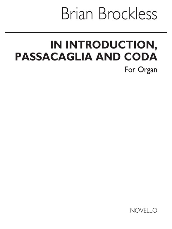Brian Brockless: Introducton, Passacaglia And Coda