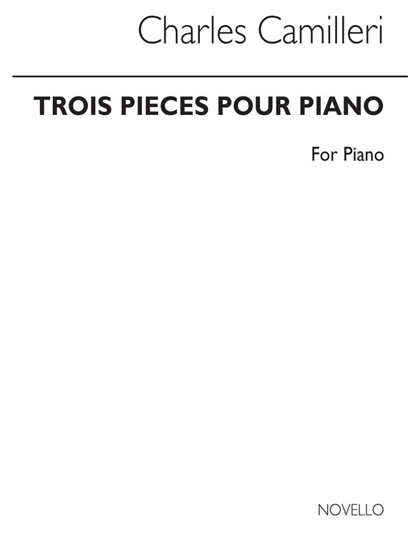 Camilleri: Trois Pieces for Piano