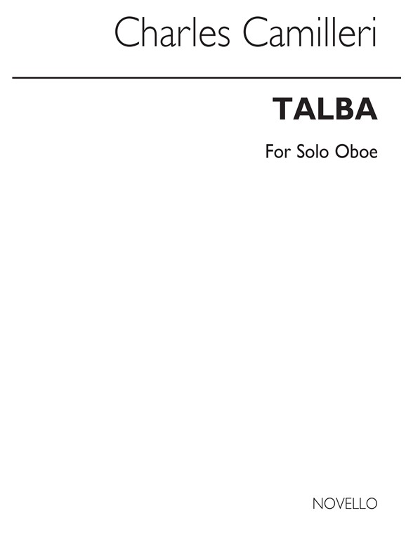 Camilleri: Talba For Oboe Solo