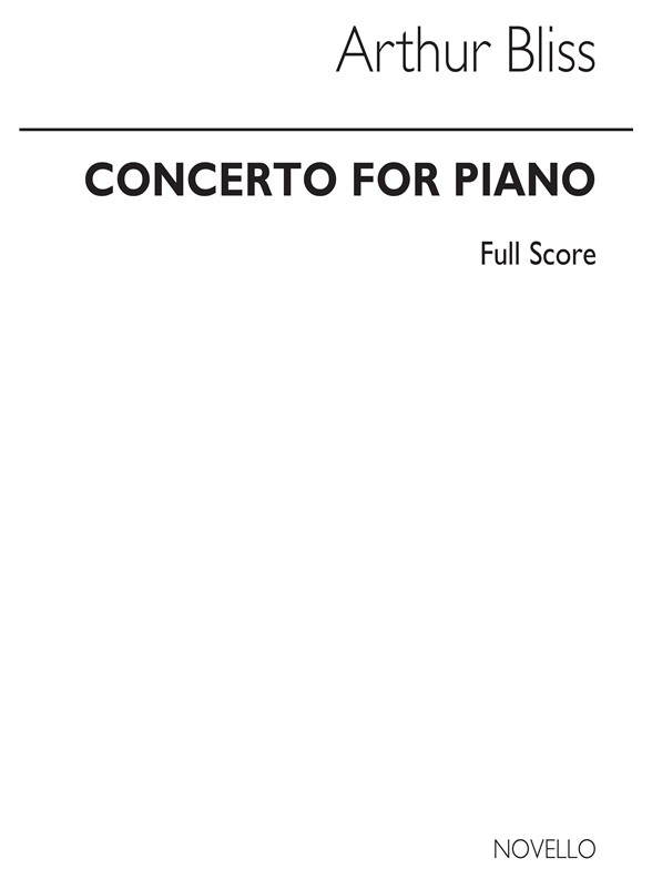 Bliss: Concerto For Piano (Miniature Score)