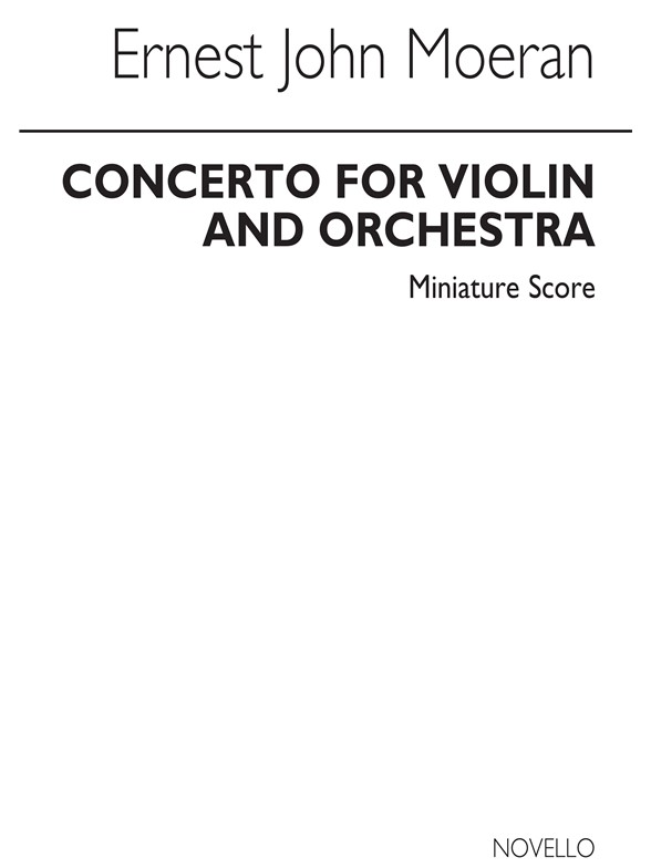 Moeran: Concerto For Violin (Miniature Score)