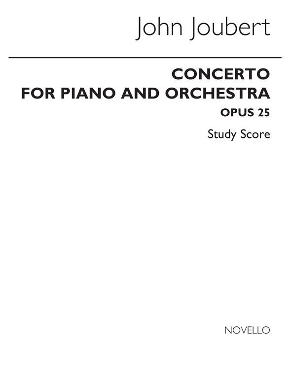 Joubert: Concerto For Piano & Orchestra (Study Score)