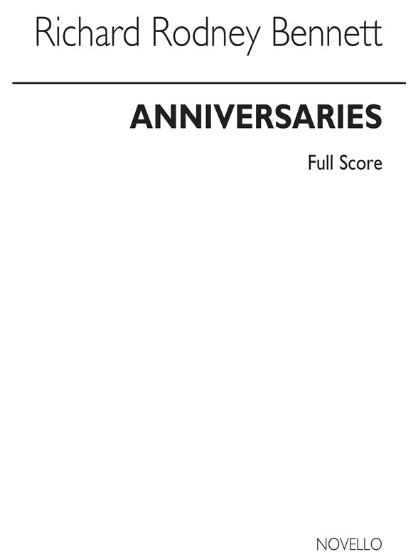 RR Bennett: Anniversaries