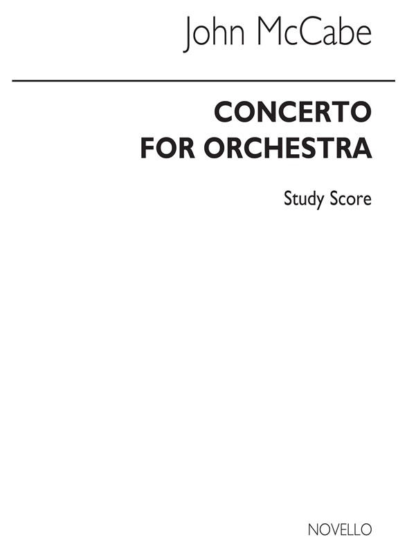 McCabe: Concerto For Orchestra (Study Score)