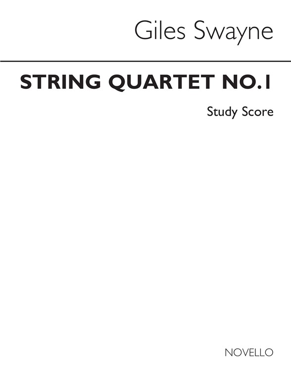 Swayne: String Quartet 1 (Miniature Score)