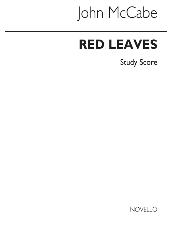 McCabe: Red Leaves Chamber Orchestra (Study Score)