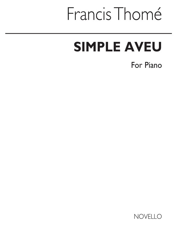 Francis Thome: Simple Aveu