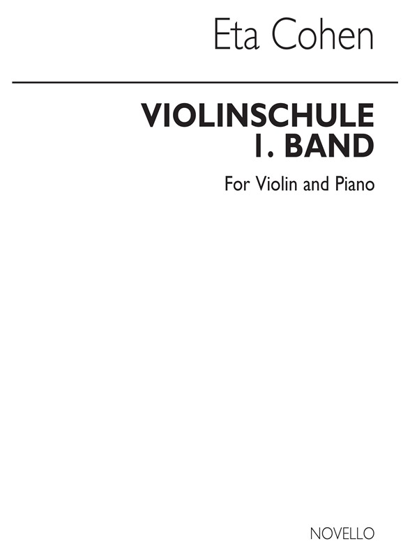 Eta Cohen: Violin Method Book 1 (German) Piano