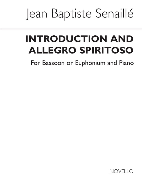 Jean Baptiste Senaille: Introduction And Allegro (Euphonium/Piano)