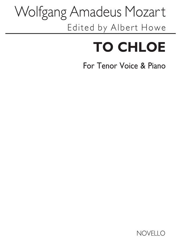Mozart To Chloe Tenor And Piano