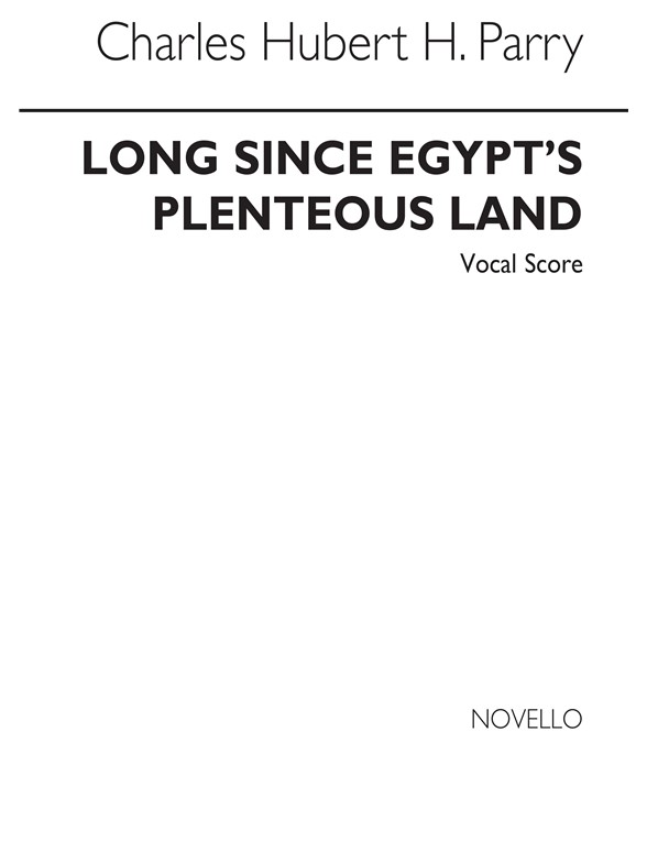 Parry Long Since In Egypts Plenteous V/S