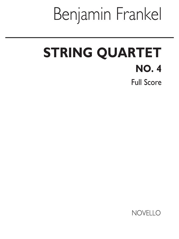 Frankel: String Quartet No. 4