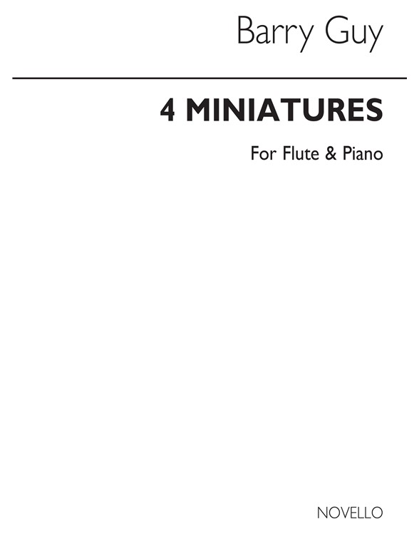 Guy: 4 Miniatures for Flute And Piano (Score)