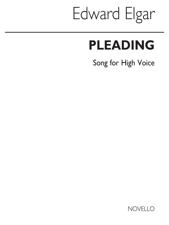 Elgar, E Pleading In Ab High Vce/Pf