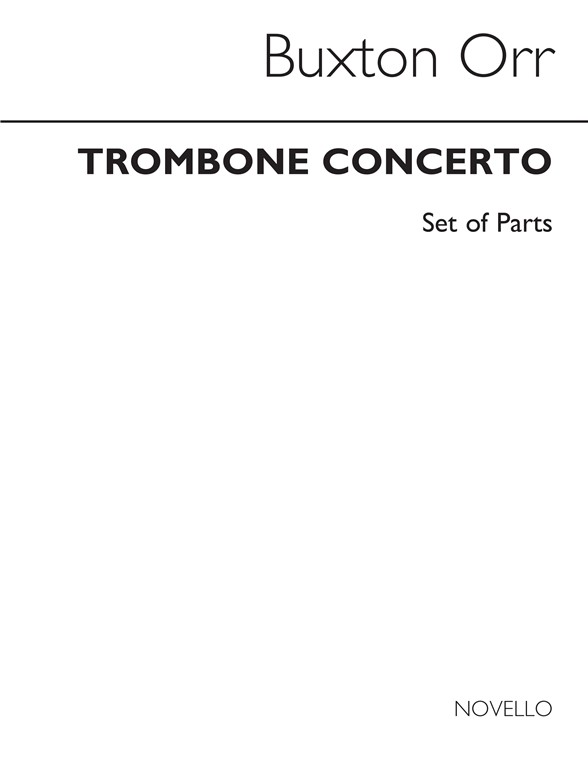 Buxton Orr: Trombone Concerto (Brass Band Parts)