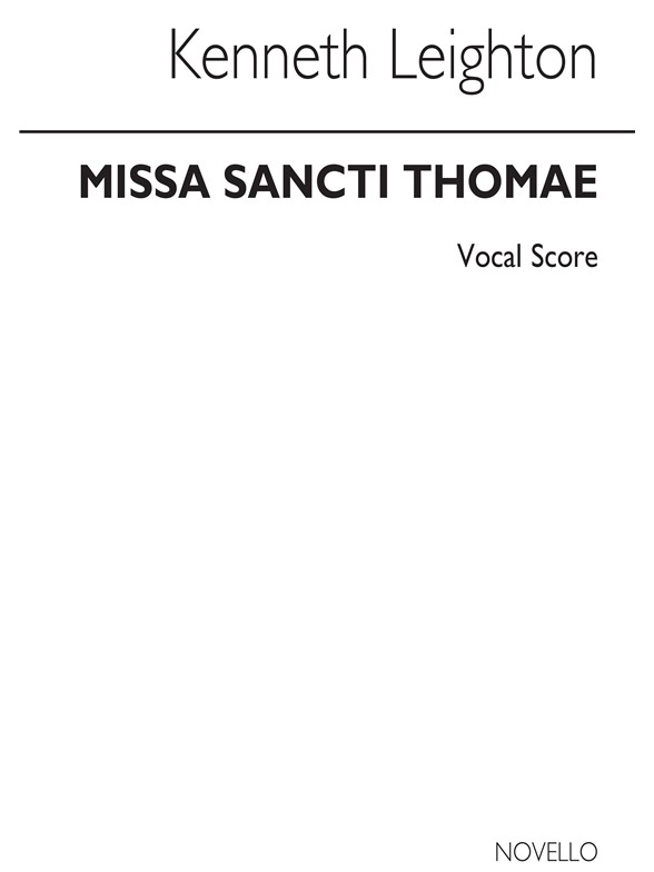 Leighton, K Missa Sancti Thomae Ssatbb And Organ