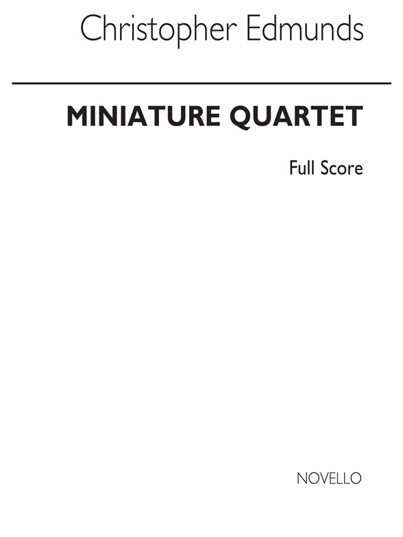 Miniature Quartet Score