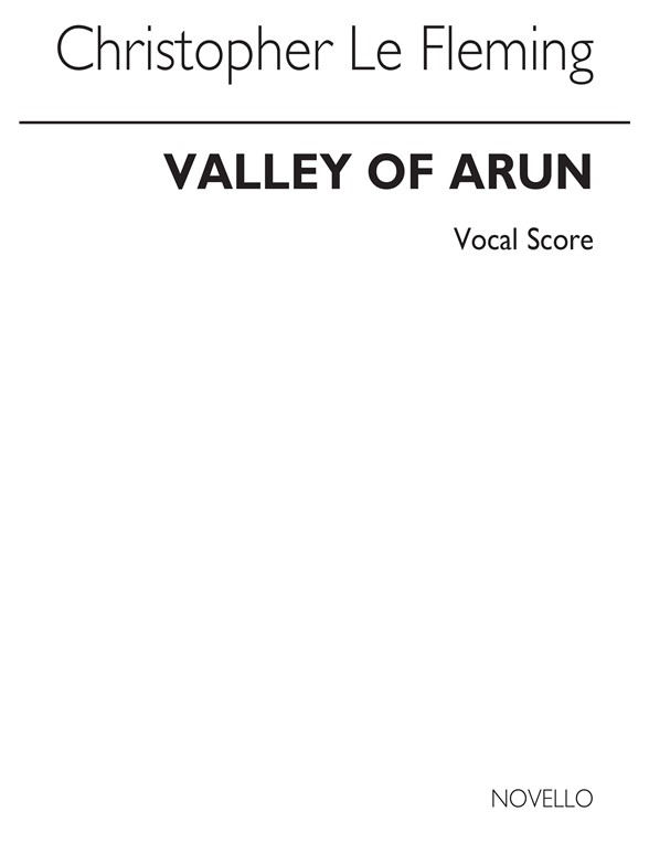 Le Fleming Valley Of Arun Satb/Pf