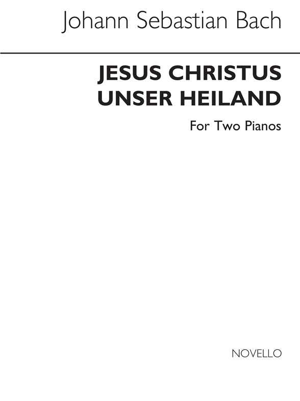 J.S.Bach: Jesus Christus Unser Heiland (Walter Emery)