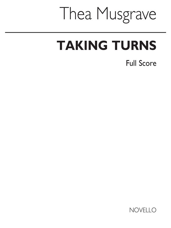 Thea Musgrave: Taking Turns (Flute Trio)