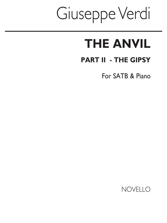 VERDI GIUSEPPE THE ANVIL CHORUS SATB & PIANO CHORAL