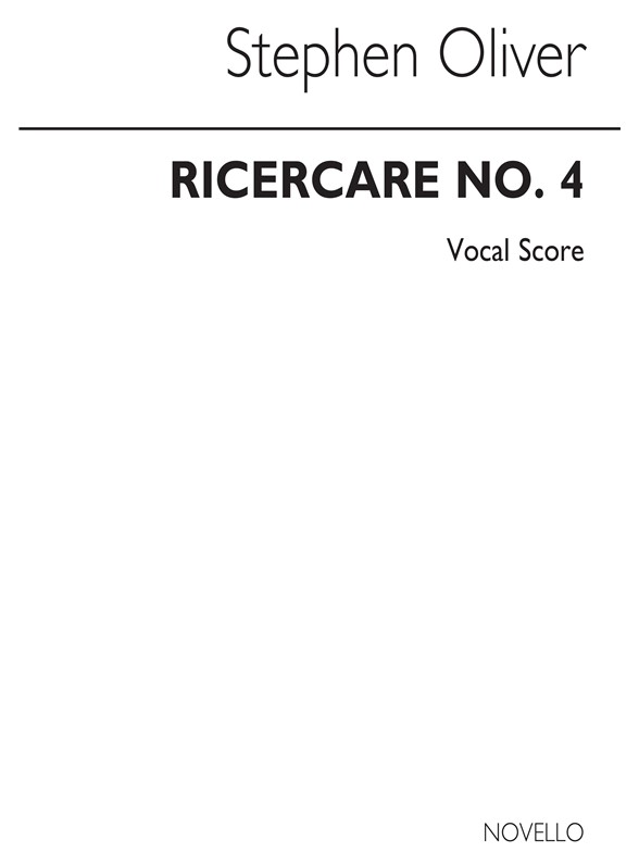 Stephen Oliver: Ricercare No.4