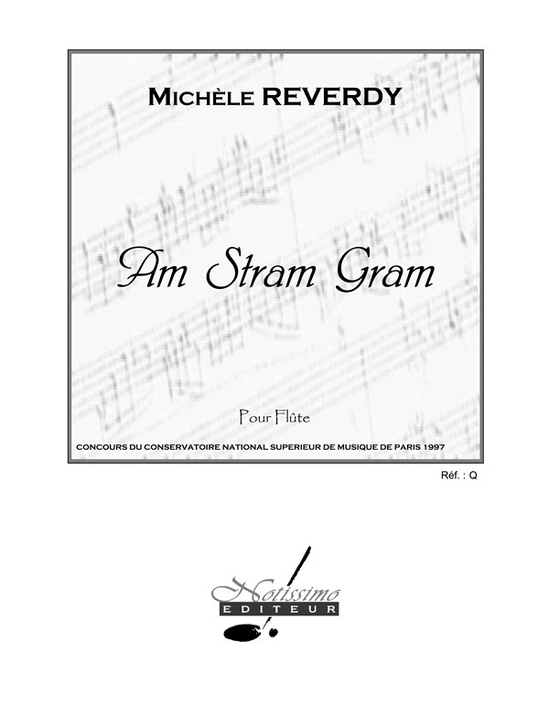 Reverdy Am Stram Gram Flute Solo Book
