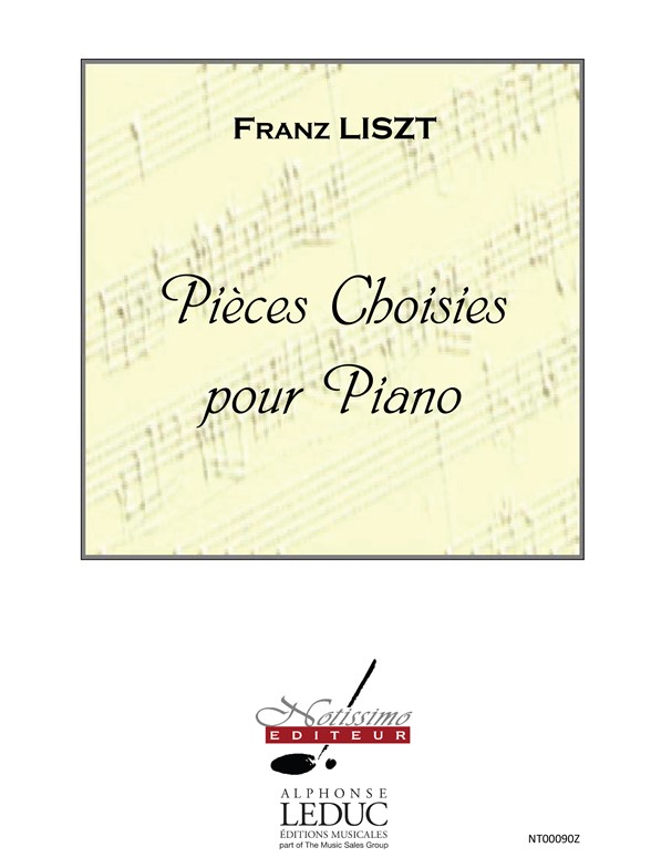 Liszt Pieces Choisies Piano Book