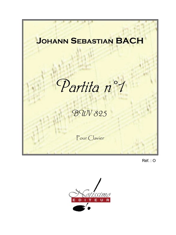 Bach Js Partita No 1 Bwv825 Piano Book