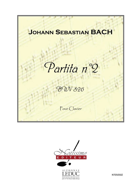 Bach Js Partita No 2 Bwv826 Piano Book