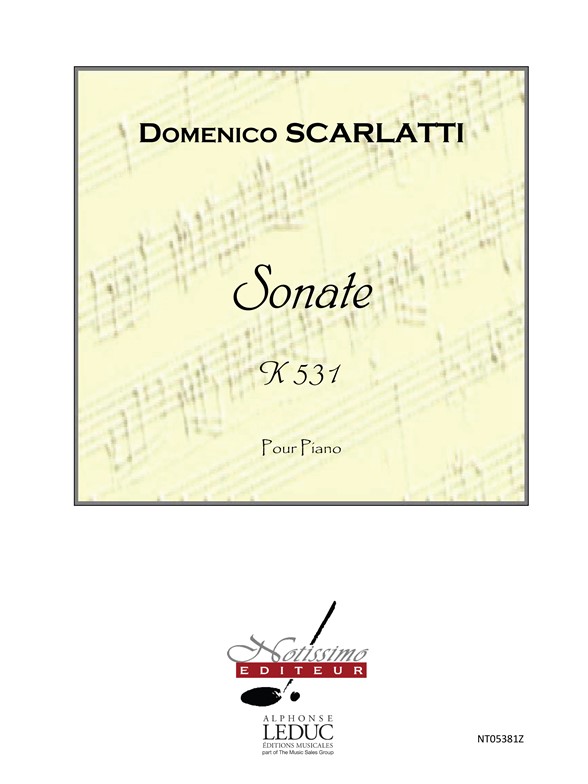 Scarlatti Sonate K531 Piano Book