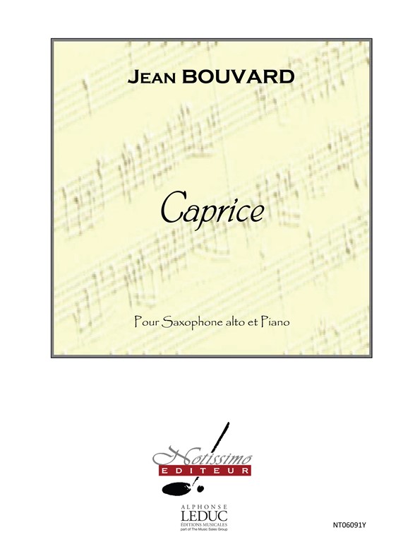 Bouvard Caprice Saxophone & Piano Book