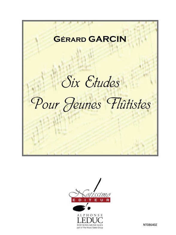 Garcin 6 Etudes Pour Jeunes Flutistes Flute Book