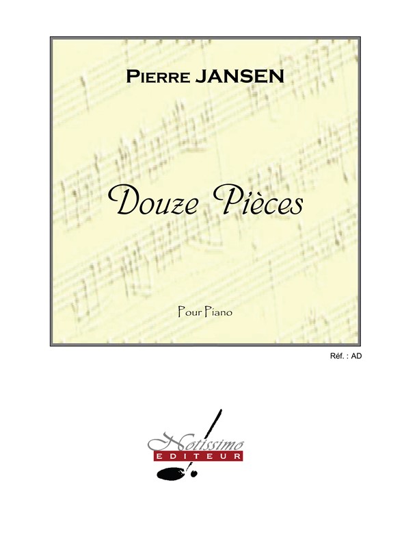 Jansen 12 Pieces Piano Book