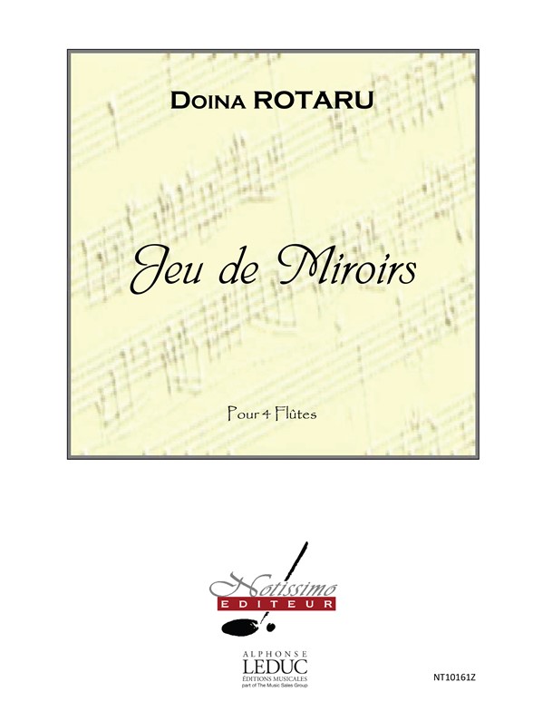 Rotaru Jeu De Miroirs 4 Flutes Score