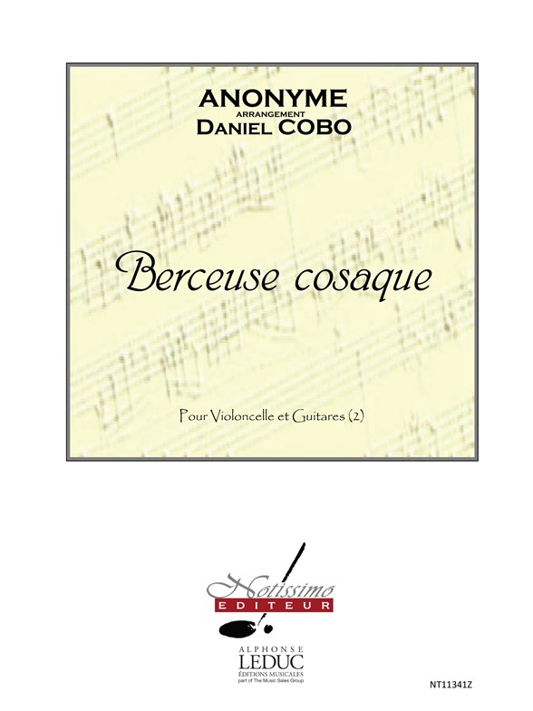 Cobo Berceuse Cosaque Cello & 2 Guitars Book
